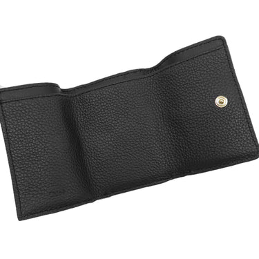クロエ Chloe アルファベット ミニ コンパクトウォレット CHC21WP946F57001 ブラック カーフ 三つ折り財布 ゴールド金具 新品 未使用