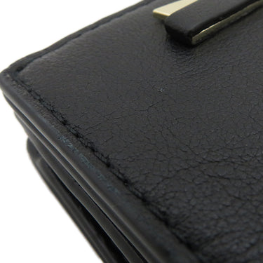 フルラ FURLA シェリー スモール 二つ折り財布 WP00390BX2045O6000 ブラック クラリスリュクスカーフレザー 二つ折り財布 ゴールド金具 黒 リボン コンパクト