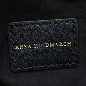 アニヤ・ハインドマーチ Anya Hindmarch アイズ エッシェンシャルズ 181631 ブラック ナイロン ショルダーバッグ ゴールド金具 新品 未使用 黒