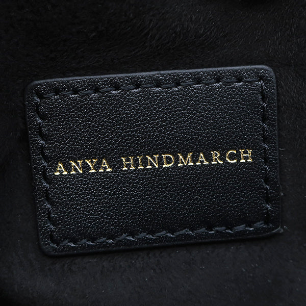 アニヤ・ハインドマーチ Anya Hindmarch アイズエッシェンシャルズ 181631 ブラック ナイロン ショルダーバッグ ゴールド金具 新品 未使用 黒