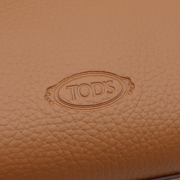 トッズ TODS T タイムレス レザー バッグ ミニ XBWAPAA9100QNK9P13 ブラウン レザー 2WAYバッグ シルバー金具 茶 ショルダー 新品 未使用