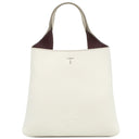 トッズ TODS T タイムレス レザー バッグ ミニ XBWAPAA9100QNK9P09 ホワイト レザー 2WAYバッグ シルバー金具 白 ショルダー