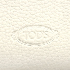 トッズ TODS T タイムレス レザー バッグ ミニ XBWAPAA9100QNK9P09 ホワイト レザー 2WAYバッグ シルバー金具 白 ショルダー