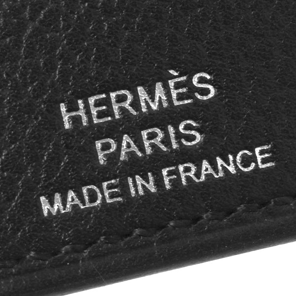 エルメス HERMES アールエムエス RMS エヴァーグレインカーフスキン 手帳カバー シルバー金具