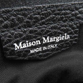 メゾン マルタン マルジェラ MAISON MARTIN MARGIELA 5AC ミニ S56WG0082P4455T8013 ブラック グレイニーレザー 2WAYバッグ シルバー金具 黒 ハンドバッグ ショルダー