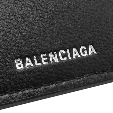 バレンシアガ BALENCIAGA キャッシュ CASH 6398201 IZIM1090 ブラック レザー キーケース ヴィンテージ金具 6本用 黒 新品 未使用