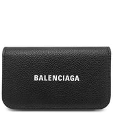 バレンシアガ BALENCIAGA キャッシュ CASH  6398201 IZIM1090 ブラック レザー キーケース ヴィンテージ金具 6本用 黒 新品 未使用