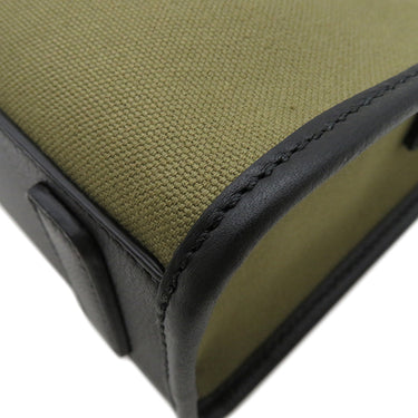 バリー BALLY アークル ARKLE 6306630 カーキXブラック キャンバス カーフ ショルダーバッグ シルバー金具 新品 未使用 緑 黒