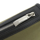 バリー BALLY アークル ARKLE 6306630 カーキXブラック キャンバス カーフ ショルダーバッグ シルバー金具 新品 未使用 緑 黒