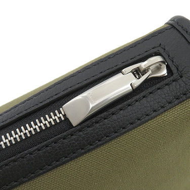 バリー BALLY アークル ARKLE 6306630 カーキXブラック キャンバス カーフ ショルダーバッグ シルバー金具 新品 未使用 緑 黒