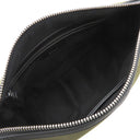 バリー BALLY アークル ARKLE 6306630 カーキXブラック キャンバス カーフ ショルダーバッグ シルバー金具 新品 未使用 緑 黒