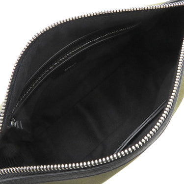 バリー BALLY アークル ARKLE 6306630 カーキXブラック キャンバス カーフ ショルダーバッグ シルバー金具 新品 未使用 緑 黒