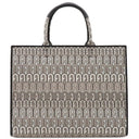 フルラ FURLA オポチュニティラージ WB00255A0459B4K00 トニーバレリーナピンクベージュ レザー ジャガード トートバッグ ゴールド金具 黒 アイボリー