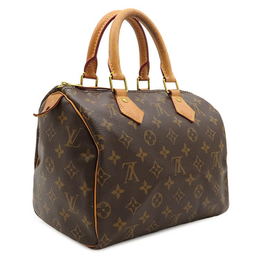 ルイヴィトン LOUIS VUITTON スピーディ 25 M41109 モノグラム モノグラムキャンバス ハンドバッグ ゴールド金具 茶 鍵・パドロック欠品
