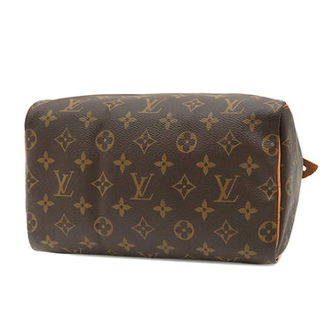 ルイヴィトン LOUIS VUITTON スピーディ 25 M41109 モノグラム モノグラムキャンバス ハンドバッグ ゴールド金具 茶 鍵・パドロック欠品
