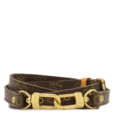 ルイヴィトン LOUIS VUITTON モノグラム ショルダーストラップ モノグラム モノグラムキャンバス ショルダーストラップ ゴールド金具 茶 約119cm