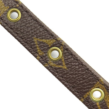 ルイヴィトン LOUIS VUITTON モノグラム ショルダーストラップ モノグラム モノグラムキャンバス ショルダーストラップ ゴールド金具 茶 約119cm