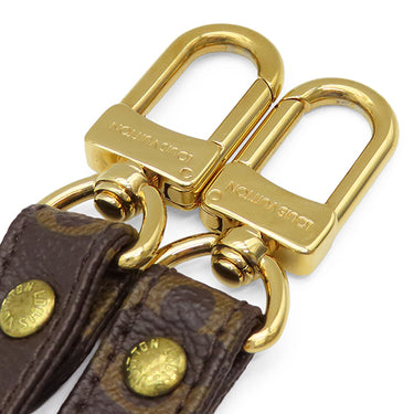 ルイヴィトン LOUIS VUITTON モノグラム ショルダーストラップ モノグラム モノグラムキャンバス ショルダーストラップ ゴールド金具 茶 約119cm