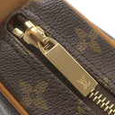 ルイヴィトン LOUIS VUITTON クロワッサン MM M51512 モノグラム モノグラムキャンバス ショルダーバッグ ゴールド金具 茶 肩掛け ワンショルダー