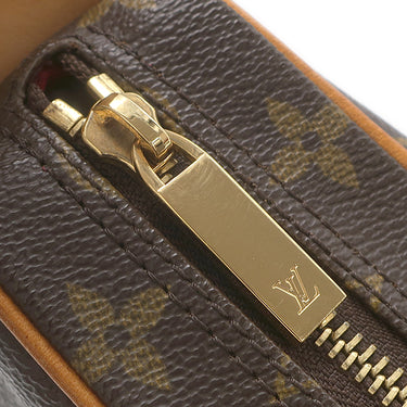 ルイヴィトン LOUIS VUITTON クロワッサン MM M51512 モノグラム モノグラムキャンバス ショルダーバッグ ゴールド金具 茶 肩掛け ワンショルダー
