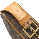 ルイヴィトン LOUIS VUITTON クロワッサン MM M51512 モノグラム モノグラムキャンバス ショルダーバッグ ゴールド金具 茶 肩掛け ワンショルダー