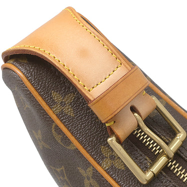 ルイヴィトン LOUIS VUITTON クロワッサン MM M51512 モノグラム モノグラムキャンバス ショルダーバッグ ゴールド金具 茶 肩掛け ワンショルダー