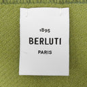 ベルルッティ BERLUTI スクリット パターン スカーフ オリーブ ウール マフラー 緑 ジャガード