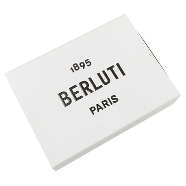 ベルルッティ BERLUTI スクリット パターン スカーフ オリーブ ウール マフラー 緑 ジャガード