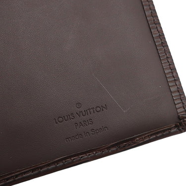 ルイヴィトン LOUIS VUITTON ポルト カルト クレディ M6321D モカ エピレザー 長財布 茶 二つ折り