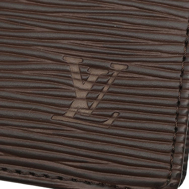 ルイヴィトン LOUIS VUITTON ポルト カルト クレディ M6321D モカ エピレザー 長財布 茶 二つ折り