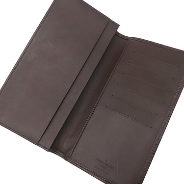 ルイヴィトン LOUIS VUITTON ポルト カルト クレディ M6321D モカ エピレザー 長財布 茶 二つ折り