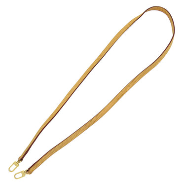 ルイヴィトン LOUIS VUITTON ヌメ革 ストラップ 122cm ベージュ ヌメ革 ショルダーストラップ ゴールド金具 バッグ用ストラップ 替えショルダー