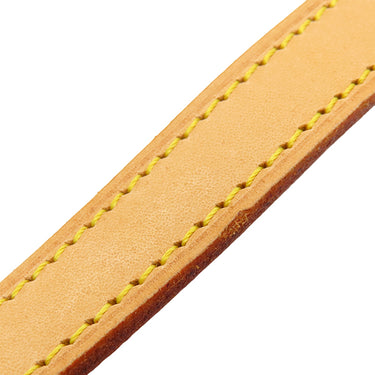 ルイヴィトン LOUIS VUITTON ヌメ革 119cm ベージュ ヌメ革 ショルダーストラップ ゴールド金具 レザー 替えショルダーストラップ