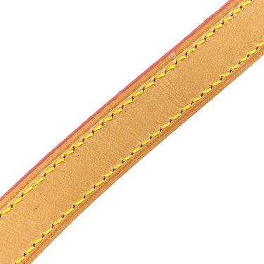 ルイヴィトン LOUIS VUITTON ヌメ革 119cm ベージュ ヌメ革 ショルダーストラップ ゴールド金具 レザー 替えショルダーストラップ