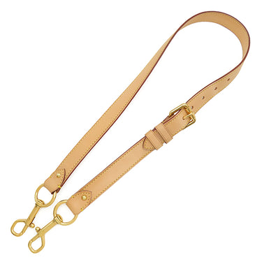 ルイヴィトン LOUIS VUITTON ヌメ革 ストラップ 99.5cm ナチュラル ヌメ革 ショルダーストラップ ゴールド金具 バッグ用ストラップ ショルダー 調節可能