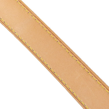 ルイヴィトン LOUIS VUITTON ヌメ革 ストラップ 99.5cm ナチュラル ヌメ革 ショルダーストラップ ゴールド金具 バッグ用ストラップ ショルダー 調節可能