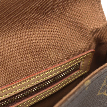 ルイヴィトン LOUIS VUITTON ミニ ルーピング M51147 モノグラム モノグラムキャンバス ハンドバッグ ゴールド金具 茶 ワンショルダーバッグ