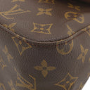 ルイヴィトン LOUIS VUITTON ミニ ルーピング M51147 モノグラム モノグラムキャンバス ハンドバッグ ゴールド金具 茶 ワンショルダーバッグ
