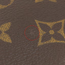 ルイヴィトン LOUIS VUITTON ミニ ルーピング M51147 モノグラム モノグラムキャンバス ハンドバッグ ゴールド金具 茶 ワンショルダーバッグ
