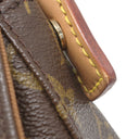 ルイヴィトン LOUIS VUITTON ミニ ルーピング M51147 モノグラム モノグラムキャンバス ハンドバッグ ゴールド金具 茶 ワンショルダーバッグ