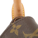 ルイヴィトン LOUIS VUITTON ミニ ルーピング M51147 モノグラム モノグラムキャンバス ハンドバッグ ゴールド金具 茶 ワンショルダーバッグ