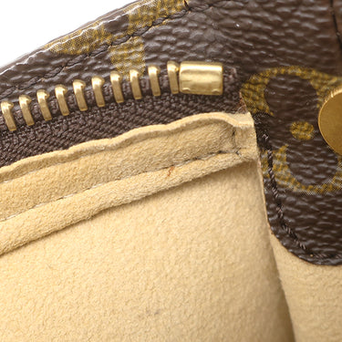 ルイヴィトン LOUIS VUITTON ルーピング MM M51146 モノグラム モノグラムキャンバス ハンドバッグ ゴールド金具 茶 ワンハンドル