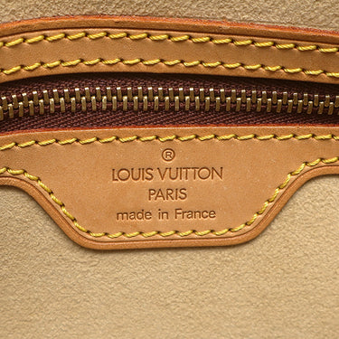 ルイヴィトン LOUIS VUITTON ルーピング MM M51146 モノグラム モノグラムキャンバス ハンドバッグ ゴールド金具 茶 ワンハンドル