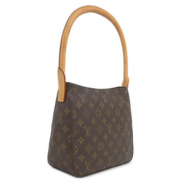 ルイヴィトン LOUIS VUITTON ルーピング MM M51146 モノグラム モノグラムキャンバス ハンドバッグ ゴールド金具 茶 ワンハンドル