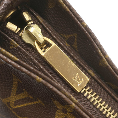 ルイヴィトン LOUIS VUITTON ルーピング MM M51146 モノグラム モノグラムキャンバス ハンドバッグ ゴールド金具 茶 ワンハンドル