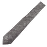 ベルルッティ BERLUTI クラシック スクリットパターン タイ 7.5cm 218301 ミステリアスグレー シルク マルベリーシルク ネクタイ カリグラフィ 総柄 刺繡