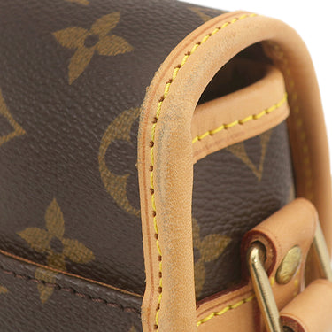 ルイヴィトン LOUIS VUITTON ソローニュ M42250 モノグラム モノグラムキャンバス ショルダーバッグ ゴールド金具 茶 斜め掛け