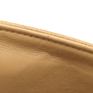 シャネル CHANEL ミニマトラッセ A01115 ベージュ キャビアスキン ショルダーバッグ ゴールド金具 チェーンショルダー ココマーク