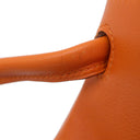 エルメス HERMES ケリードール オレンジ ヴォーガリバー ハンドバッグ シルバー金具 ミニバッグ