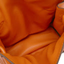 エルメス HERMES ケリードール オレンジ ヴォーガリバー ハンドバッグ シルバー金具 ミニバッグ